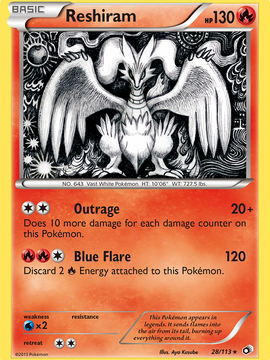 Reshiram (28/113) [Black & White: Legendary Treasures]