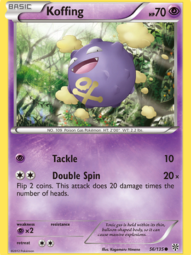 Koffing (56/135) [Black & White: Plasma Storm]