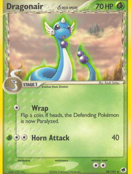 Dragonair (28/101) (Delta Species) [EX: Dragon Frontiers]