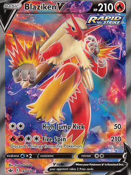 Blaziken V (161/198) [Sword & Shield: Chilling Reign]