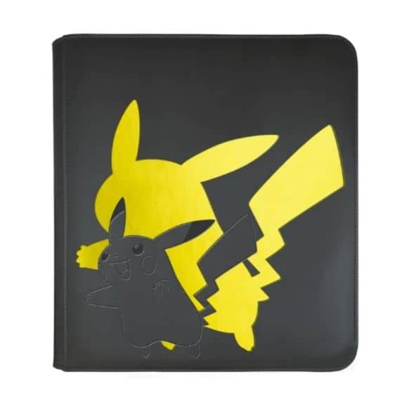 Pikachu 12-Pocket (480 cards) Zippered PRO-Binder for Pokémon - Elite Series Pokémon Binder - Danireon Cards & Games